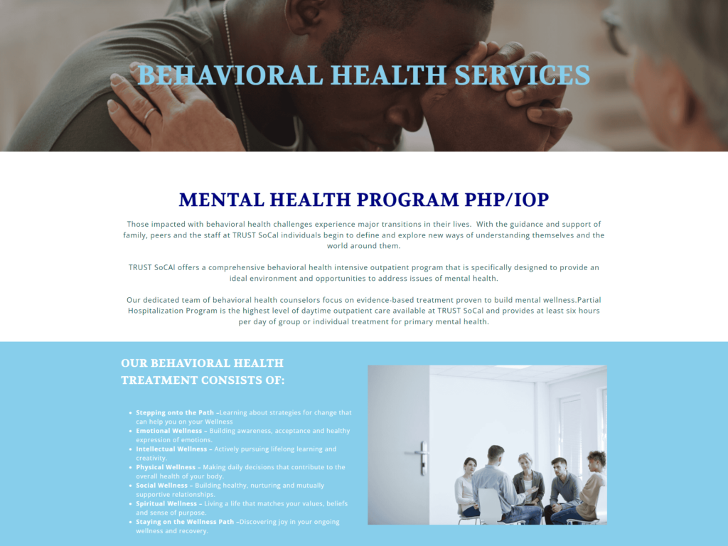 Mental health program